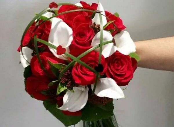 Bouquet rond mariée 